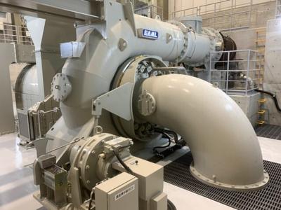 中部電力株式会社足助発電所　水車・発電機および付属装置　竣工
