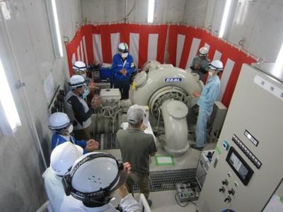 益田スマートファーム株式会社様　 笹倉ダム発電所　初回転式