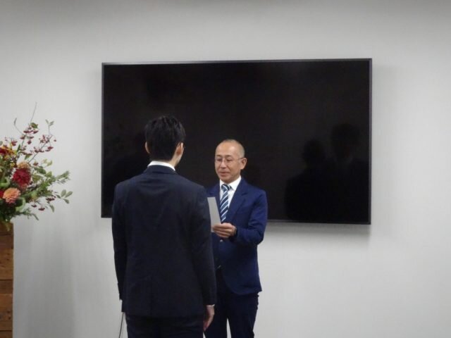 ２０２４年４月入社予定者の採用内定式を行いました